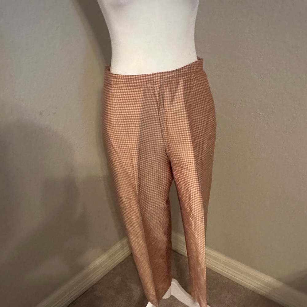 Tan Checkered Two-Piece Set - Picture 7 of 7